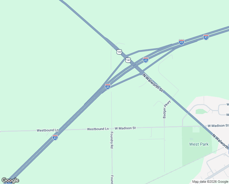 map of restaurants, bars, coffee shops, grocery stores, and more near Foundry Road in Darien