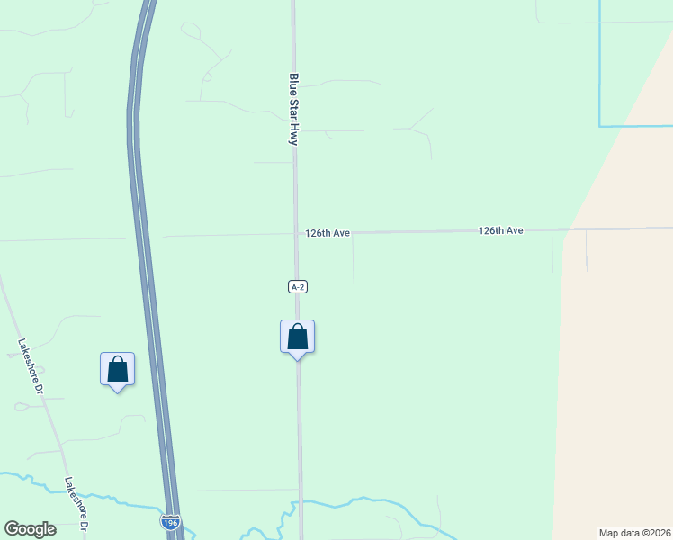 map of restaurants, bars, coffee shops, grocery stores, and more near 2575 Blue Star Highway in Fennville