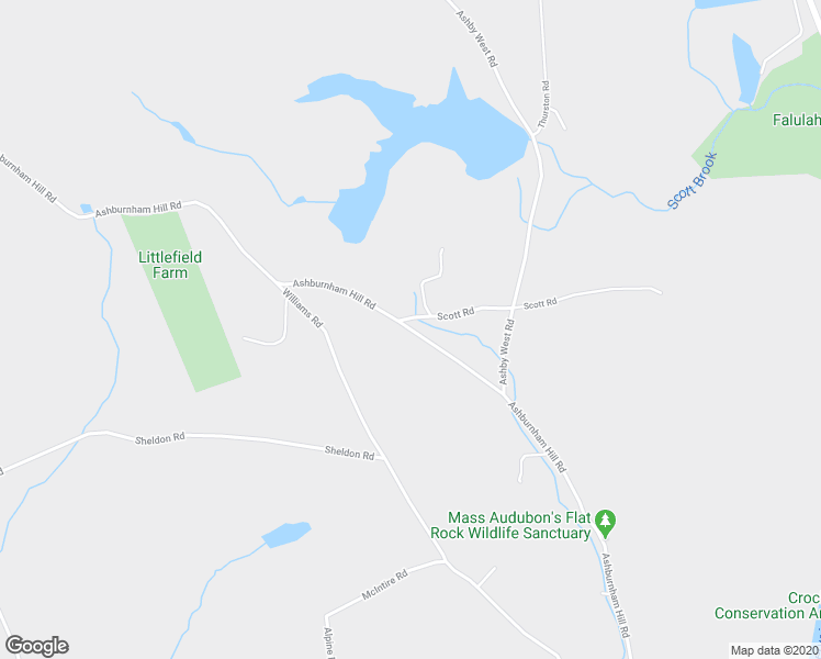 map of restaurants, bars, coffee shops, grocery stores, and more near 794 Ashburnham Hill Road in Fitchburg