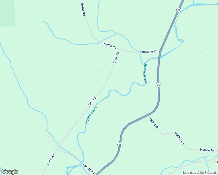 map of restaurants, bars, coffee shops, grocery stores, and more near 422 Cook Road in Pitcher