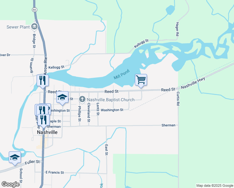 map of restaurants, bars, coffee shops, grocery stores, and more near 830 Gregg Street in Nashville