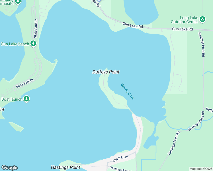 map of restaurants, bars, coffee shops, grocery stores, and more near 3161 Elmwood Beach Road in Middleville