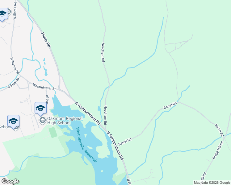 map of restaurants, bars, coffee shops, grocery stores, and more near 35 Needham Road in Westminster