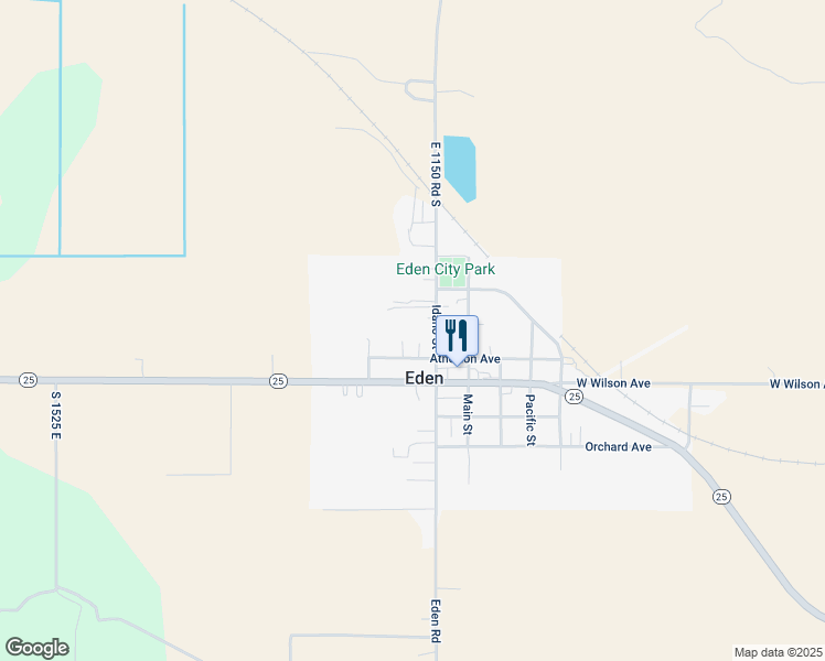 map of restaurants, bars, coffee shops, grocery stores, and more near 275 Shoshone Street in Eden