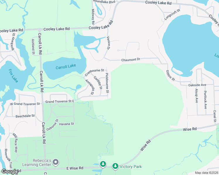 map of restaurants, bars, coffee shops, grocery stores, and more near 5794 Pickbourne Street in Commerce Charter Township