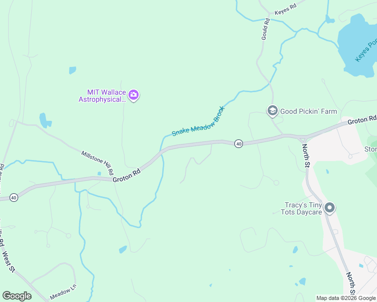 map of restaurants, bars, coffee shops, grocery stores, and more near 83 Groton Road in Westford