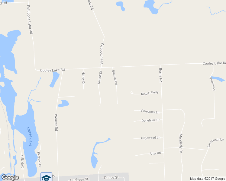 map of restaurants, bars, coffee shops, grocery stores, and more near 1855 Stonecrest in Milford Charter Township