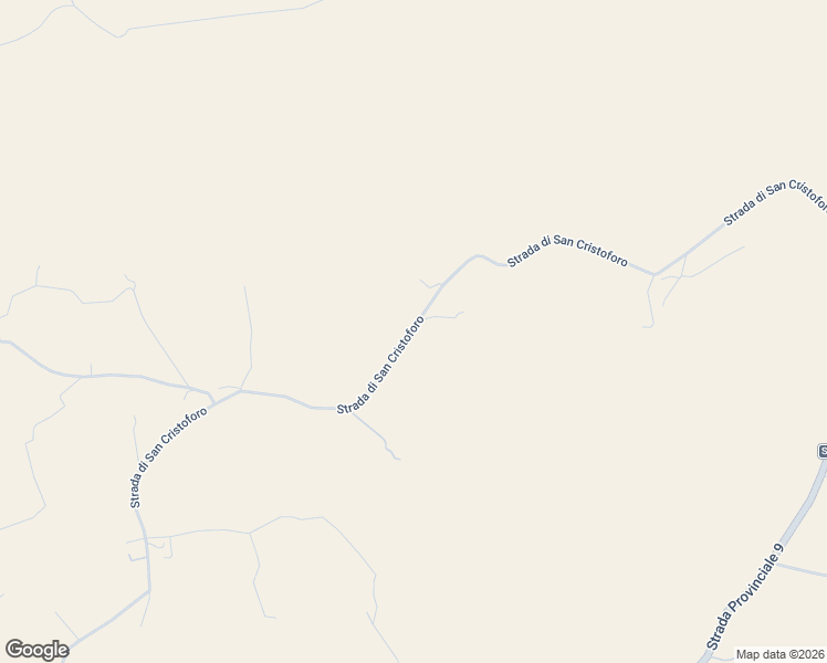 map of restaurants, bars, coffee shops, grocery stores, and more near 42 Strada di San Cristoforo in Provincia di Terni