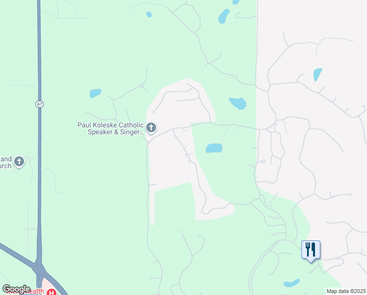 map of restaurants, bars, coffee shops, grocery stores, and more near 1706 Cottage Drive in Lake Geneva