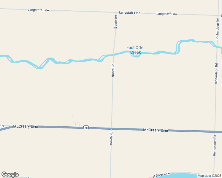 map of restaurants, bars, coffee shops, grocery stores, and more near 29676 Booth Road in Wallaceburg