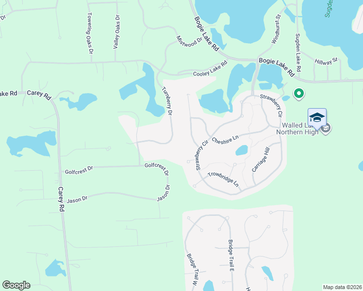 map of restaurants, bars, coffee shops, grocery stores, and more near 5980 Turnberry Drive in Commerce Charter Township