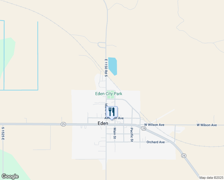 map of restaurants, bars, coffee shops, grocery stores, and more near Gem Avenue in Eden