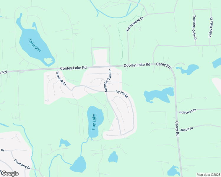 map of restaurants, bars, coffee shops, grocery stores, and more near 6142 Majestic Oaks Drive in Commerce Charter Township