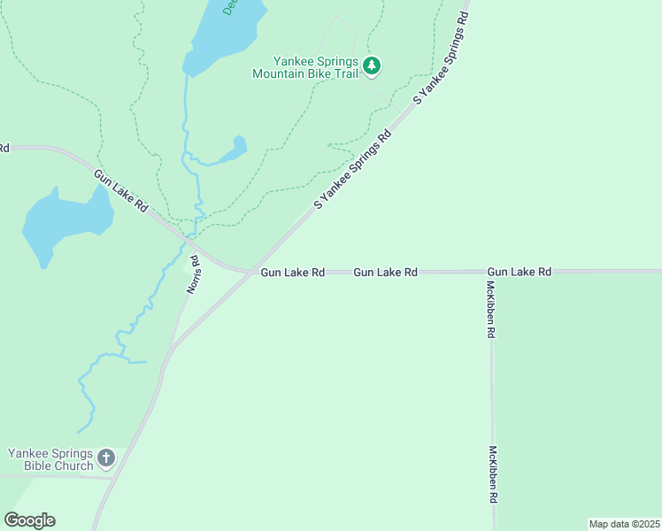 map of restaurants, bars, coffee shops, grocery stores, and more near 8200 Gun Lake Road in Delton