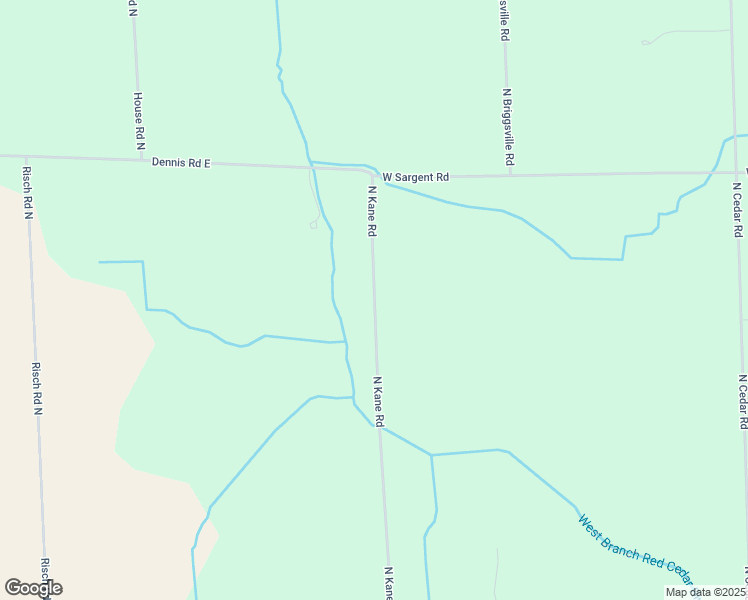 map of restaurants, bars, coffee shops, grocery stores, and more near 981 North Kane Road in Webberville