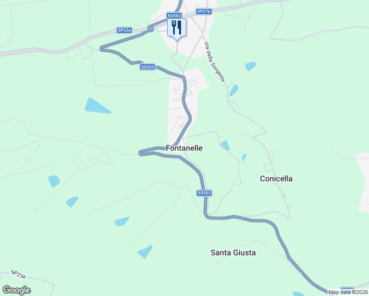 map of restaurants, bars, coffee shops, grocery stores, and more near in Fontanelle