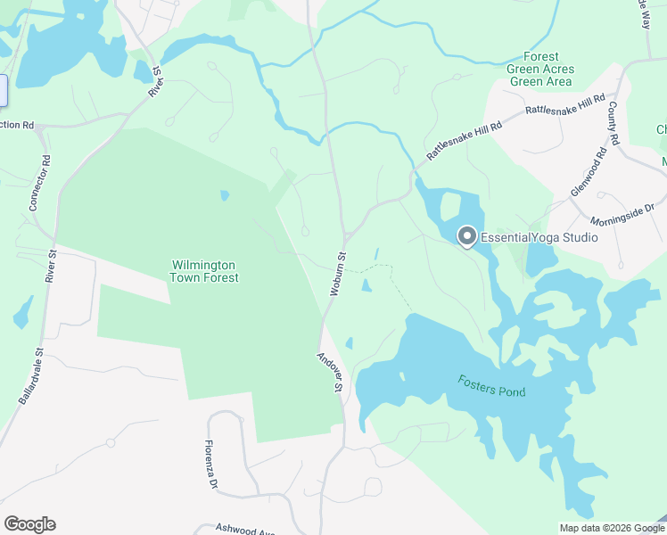 map of restaurants, bars, coffee shops, grocery stores, and more near 179 Woburn Street in Andover