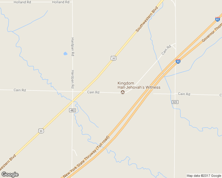 map of restaurants, bars, coffee shops, grocery stores, and more near 1090 Cain Road in Angola