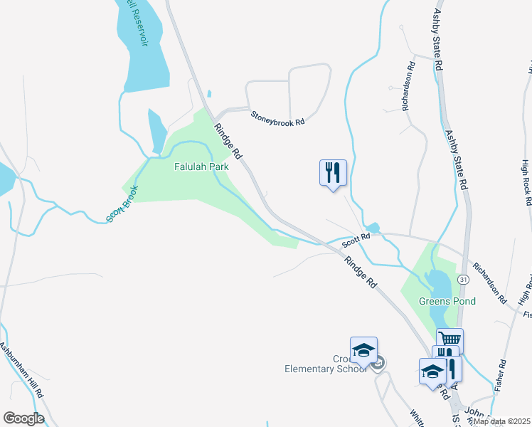 map of restaurants, bars, coffee shops, grocery stores, and more near 930 Rindge Road in Fitchburg