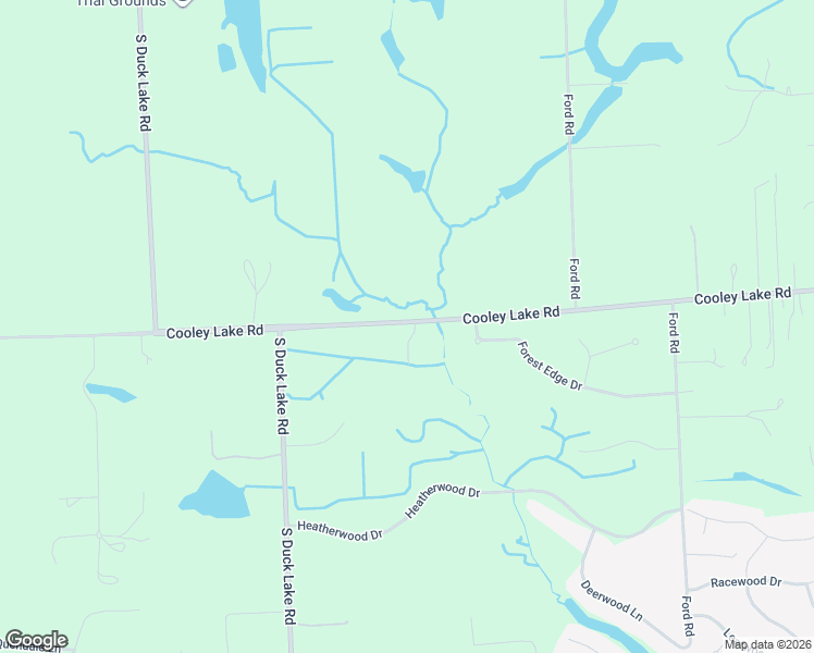 map of restaurants, bars, coffee shops, grocery stores, and more near 3600 Cooley Lake Road in Commerce Charter Township