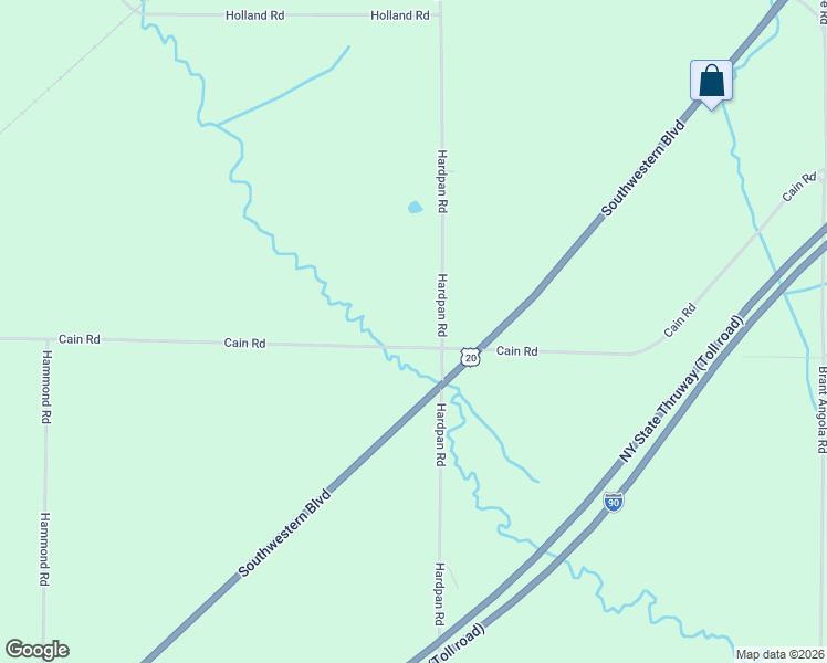map of restaurants, bars, coffee shops, grocery stores, and more near 1006 Cain Rd in Angola