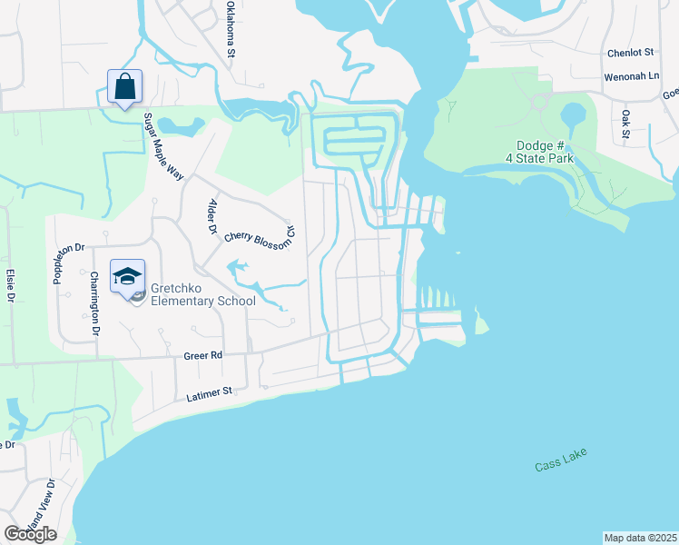 map of restaurants, bars, coffee shops, grocery stores, and more near 4765 Algonquin Avenue in West Bloomfield Township