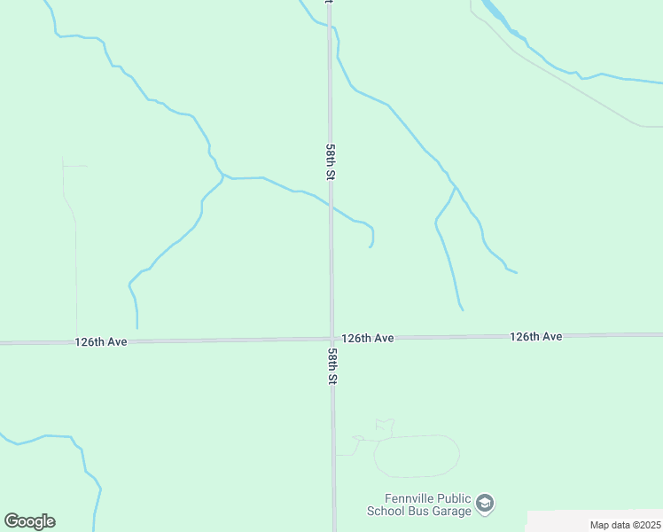 map of restaurants, bars, coffee shops, grocery stores, and more near 2636 58th Street in Fennville