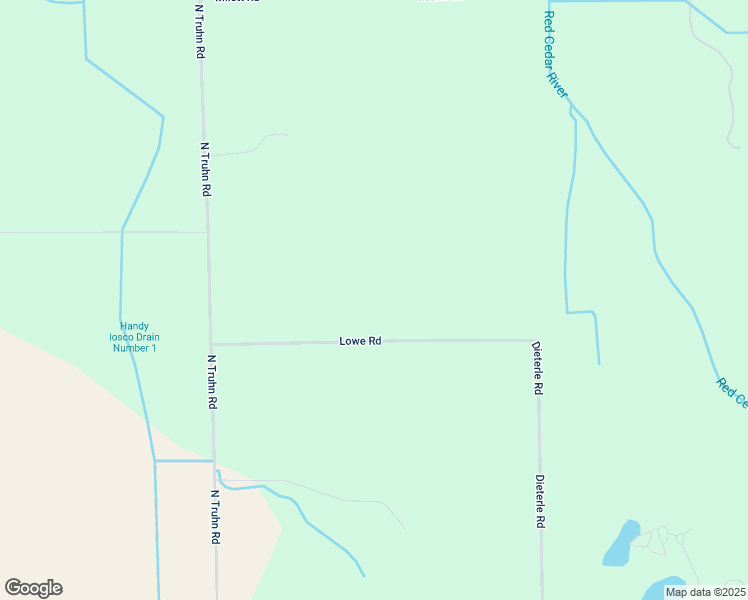 map of restaurants, bars, coffee shops, grocery stores, and more near 5486 Lowe Road in Fowlerville