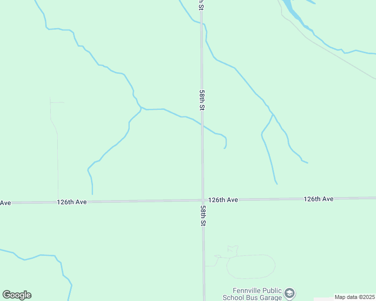 map of restaurants, bars, coffee shops, grocery stores, and more near 2636 58th Street in Fennville
