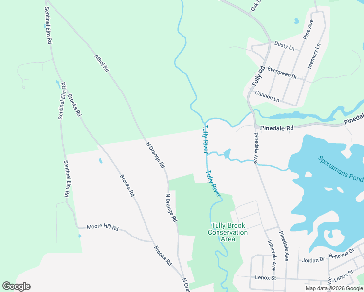 map of restaurants, bars, coffee shops, grocery stores, and more near 1373 North Orange Road in Athol