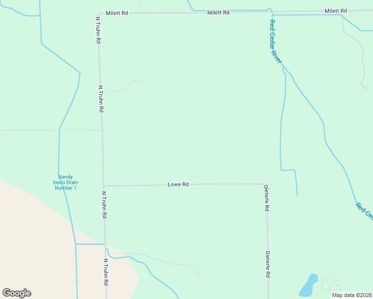 map of restaurants, bars, coffee shops, grocery stores, and more near 5486 Lowe Road in Fowlerville