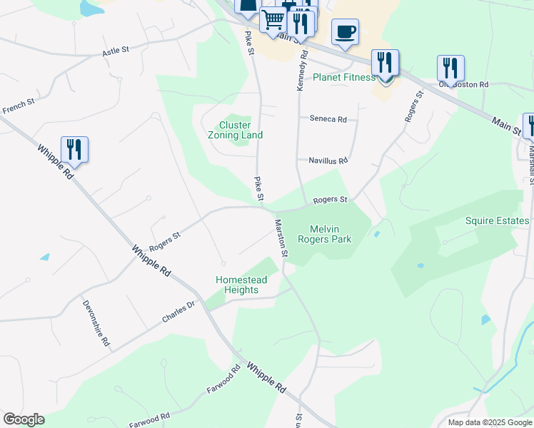 280 Rogers Street, Tewksbury MA Walk Score