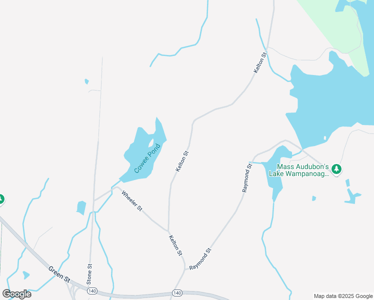 map of restaurants, bars, coffee shops, grocery stores, and more near Kelton Street in Worcester County