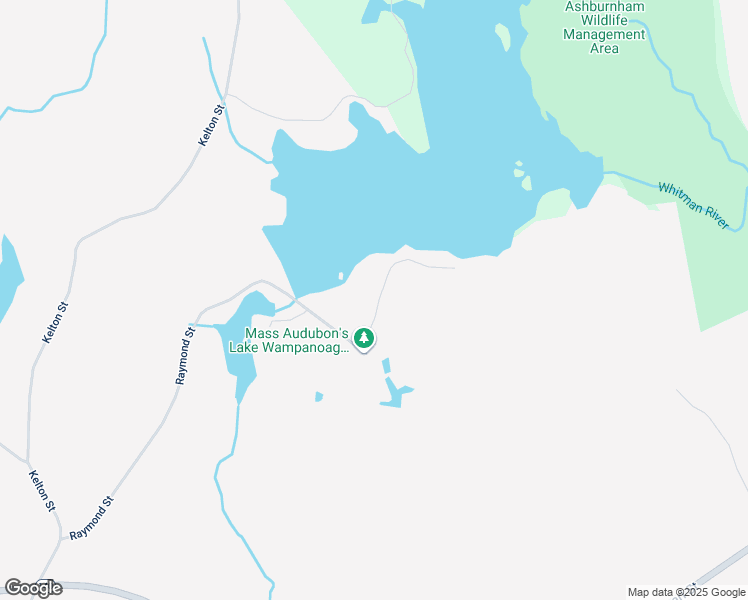 map of restaurants, bars, coffee shops, grocery stores, and more near 100 Wampanoag South Road in Gardner