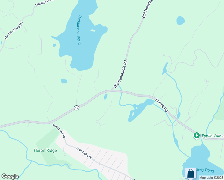 map of restaurants, bars, coffee shops, grocery stores, and more near 21 Old Dunstable Road in Groton