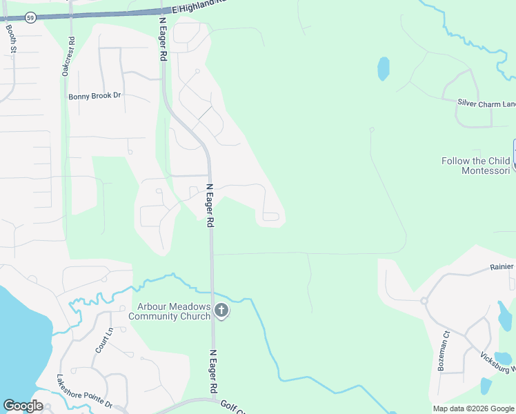map of restaurants, bars, coffee shops, grocery stores, and more near 3202 Waverly Woods Lane in Howell