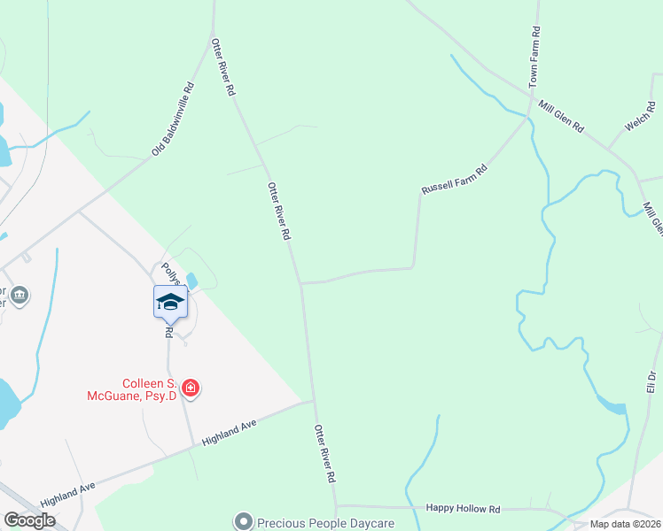 map of restaurants, bars, coffee shops, grocery stores, and more near 1-163 Russell Farm Road in Winchendon