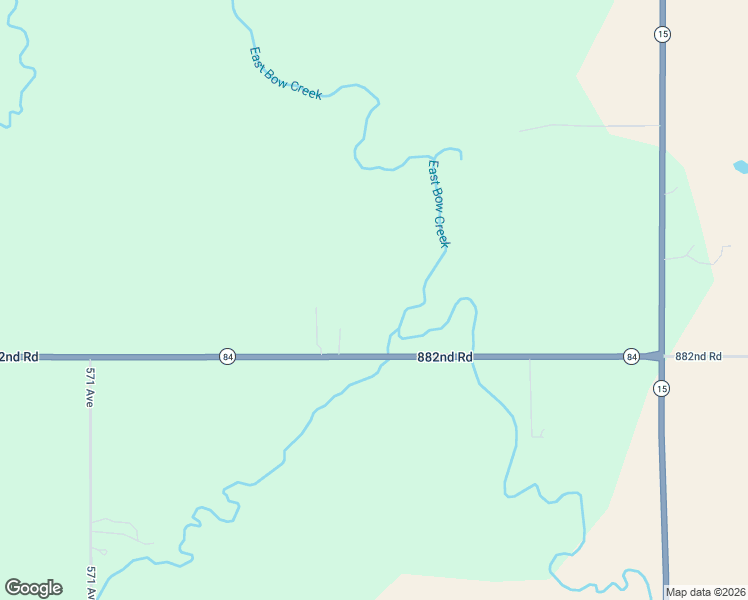 map of restaurants, bars, coffee shops, grocery stores, and more near 57151 Nebraska 84 in Hartington