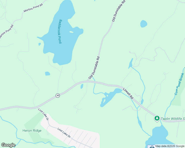 map of restaurants, bars, coffee shops, grocery stores, and more near 21 Old Dunstable Road in Groton