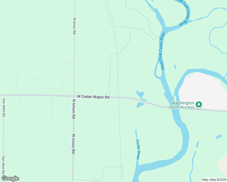 map of restaurants, bars, coffee shops, grocery stores, and more near 8236 Buck Ridge Road in Cedar Falls