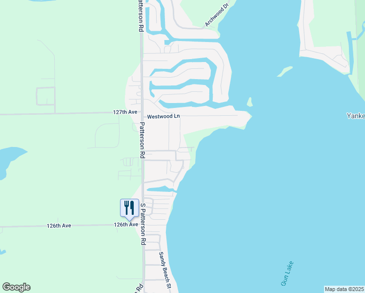 map of restaurants, bars, coffee shops, grocery stores, and more near 2620 Cork Street in Wayland