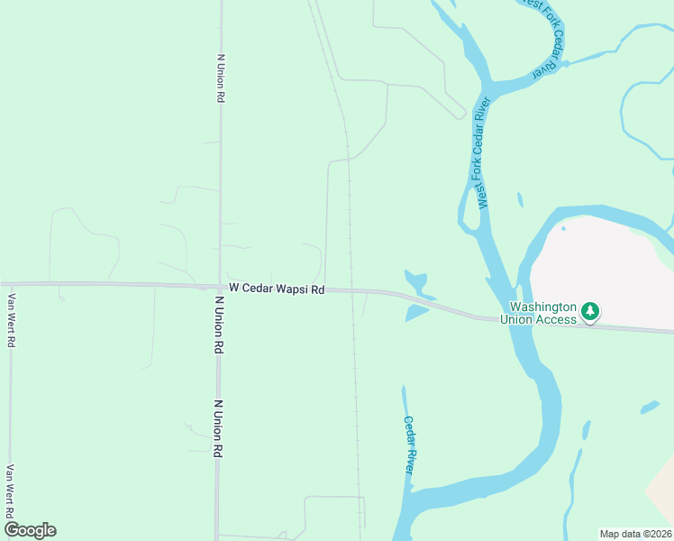 map of restaurants, bars, coffee shops, grocery stores, and more near 8236 Buck Ridge Road in Cedar Falls