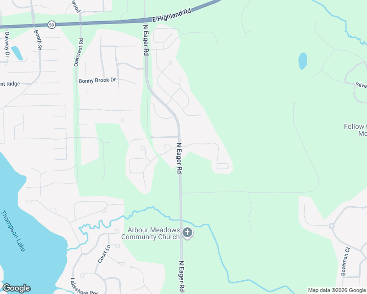 map of restaurants, bars, coffee shops, grocery stores, and more near 3202 Waverly Woods Lane in Howell