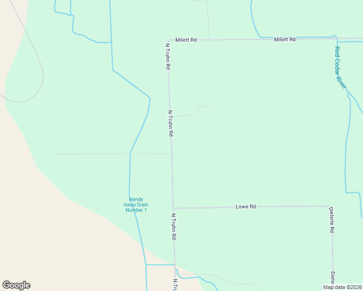map of restaurants, bars, coffee shops, grocery stores, and more near 1080 North Truhn Road in Fowlerville