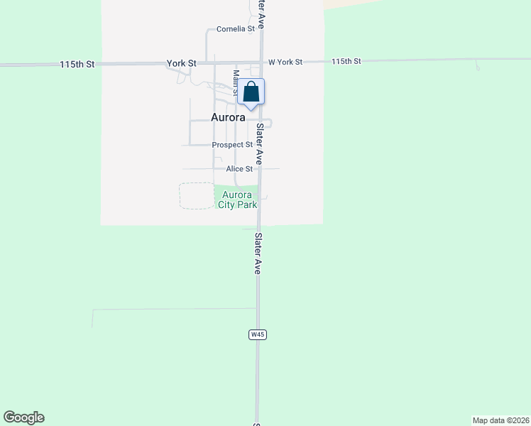 map of restaurants, bars, coffee shops, grocery stores, and more near 9-17 Slater Avenue in Aurora