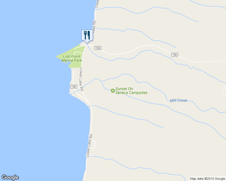 map of restaurants, bars, coffee shops, grocery stores, and more near 8449 Lower Lake Rd in Lodi