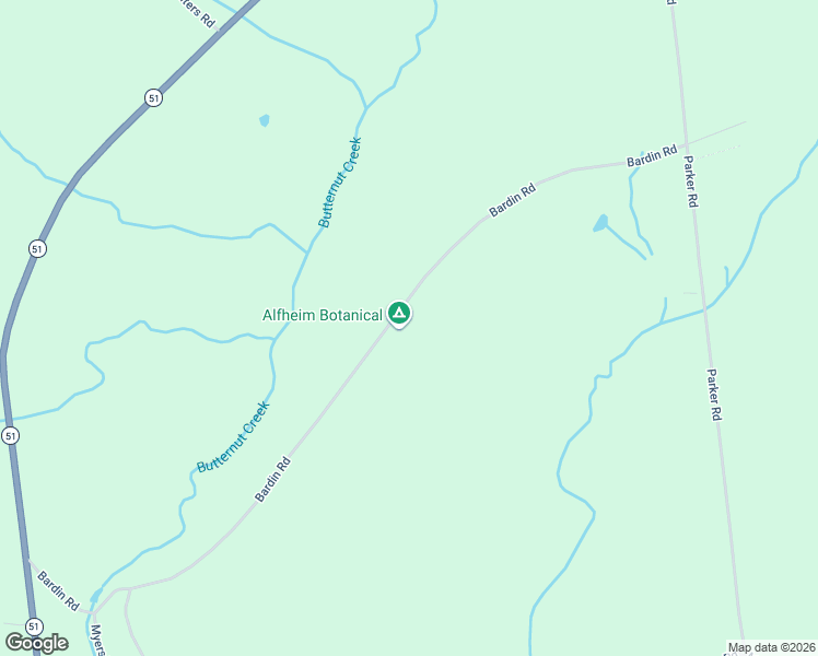 map of restaurants, bars, coffee shops, grocery stores, and more near Bardin Rd in Otsego