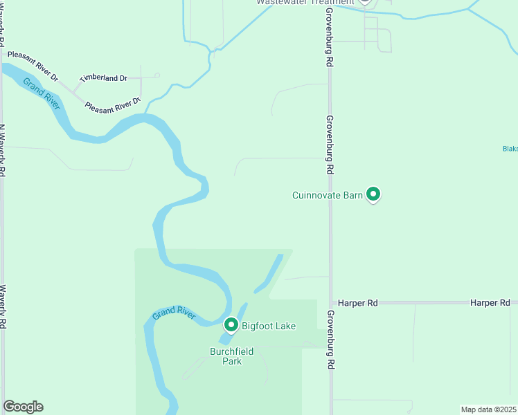 map of restaurants, bars, coffee shops, grocery stores, and more near 1153 Grovenburg Road in Delhi charter Township