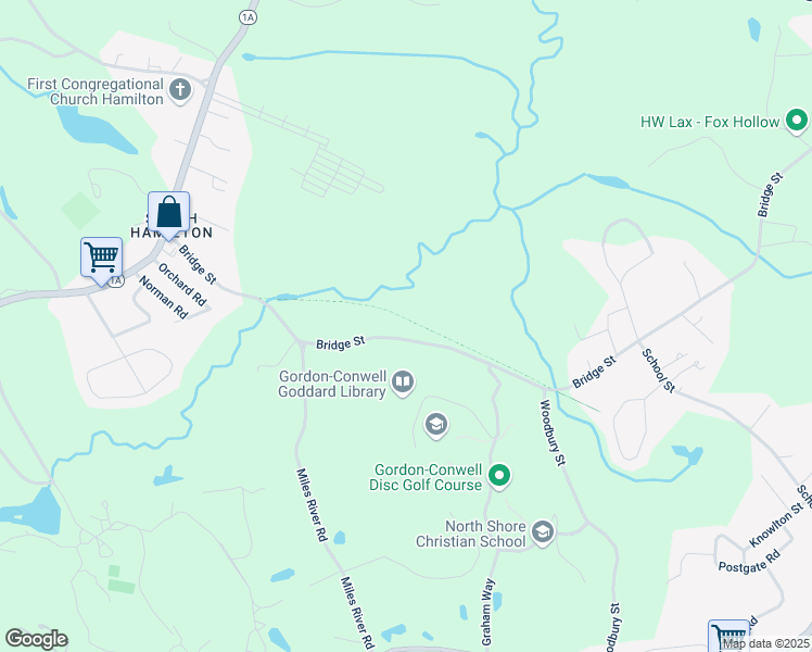 map of restaurants, bars, coffee shops, grocery stores, and more near 156 Bridge Street in Hamilton
