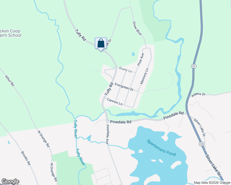 map of restaurants, bars, coffee shops, grocery stores, and more near 33 Center Dr in Orange